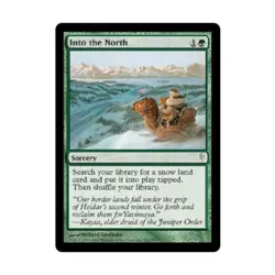 WOTC MtG Coldsnap Into the North (C) (Foil) EX - Image 1