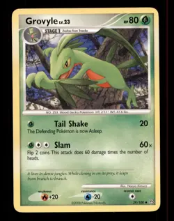 2X Pokemon Card Grovyle LV.23 Stormfront 39/100 HEAVILY PLAYED Non-Holo Uncommon - Image 1