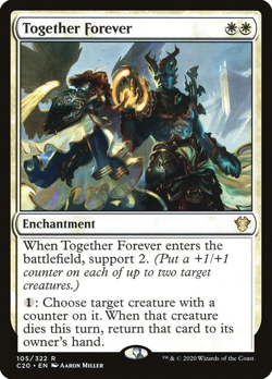 MTG magic 1x Together Forever (M/NM) Commander 2020 - Image 1
