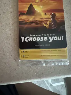 2017 Pokemon The Movie I Choose You Ash's Pikachu Promo Sealed Pack - 3 Cards - Image 3