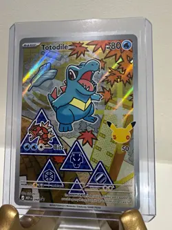 Pokemon Totodile 048 Promo Holo Pokemon TCG Card English 2026 First Partner - Image 1