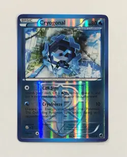 Pokemon CRYOGONAL Card 30/116 Reverse Holo Uncommon BW Plasma Freeze LP - Image 1