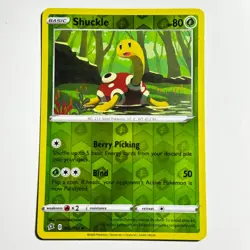 Shuckle 005/192 Uncommon Reverse Holo Card Rebel Clash SWSH02 Pokemon TCG LP - Image 1