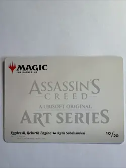 Yggdrasil, Rebirth Engine - 10/20 - Assassin's Creed - MTG - Art Series Card - Image 2
