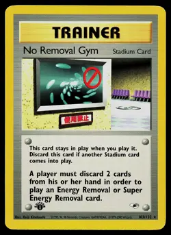 Pokemon Card - No Removal Gym Gym Heroes 103/132 1st Edition Rare - Image 1