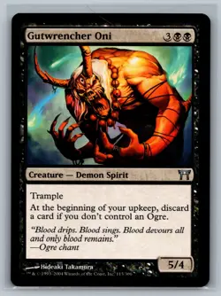 Magic MTG Champions of Kamigawa Gutwrencher Oni #113/306 TCG CCG - Image 1