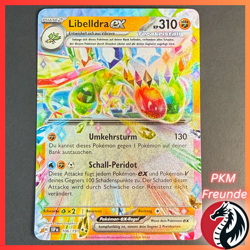 Libelldra EX 106/191 SSP ✨Double Rare 🟢NM 🇩🇪Deutsch Pokemon Sturmische Funken - Image 1