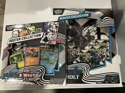 Pokemon TCG Black Bolt White Flare Binder & Poster Collection - Image 1