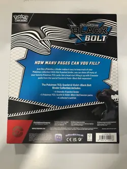 Pokemon TCG Black Bolt White Flare Binder & Poster Collection - Image 3
