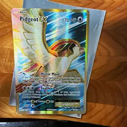 Pidgeot Ex 104/108 XY Full Art Holo Ultra Rare Pokemon TCG English 2016 - Image 1