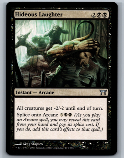 Magic MTG Champions of Kamigawa Hideous Laughter #115/306 TCG CCG - Image 1
