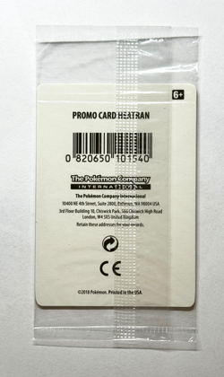 Pokemon TCG Heatran 88/156 Promo S&M Ultra Prism Stamped Sealed Holo Bleed - Image 2