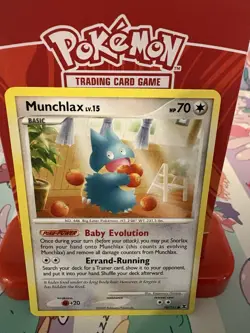Pokemon Munchlax 70/111 Rising Rivals Regular Non-holo LP - Image 1