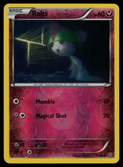 Ralts 52/98 Common Ancient Origins Pokemon Reverse Holo Lightly Played - Image 1