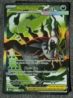 Mega Darkrai ex 101/084 - Full Art Ultra Rare - Pokemon TCG: Pitch Black - NM - Image 1