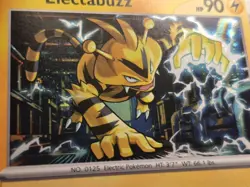 Pokemon - Electabuzz 125/165 - 151 Cosmos Holo - NM - SWIRL 🌀 - Image 2