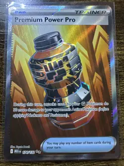 Premium Power Pro 174/132 Ultra Rare, Mega Evolution, Full Art Holo, Pokemon TCG - Image 1