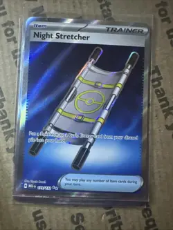 Night Stretcher 173/132 Ultra Rare Mega Evolution Full Art Holo Pokemon TCG NM - Image 1