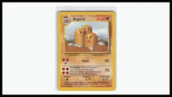 Dugtrio 19/102 Rare Base Set Unlimited Pokemon Near Mint - Image 1