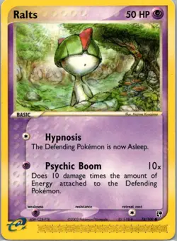 Pokemon TCG Ralts 74/100 Sandstorm LP - Image 1