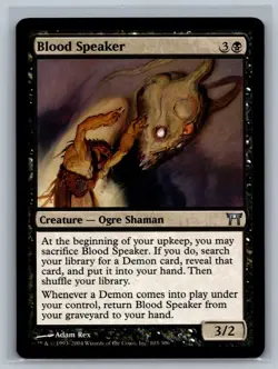 Magic MTG Champions of Kamigawa Blood Speaker #103/306 TCG CCG - Image 1