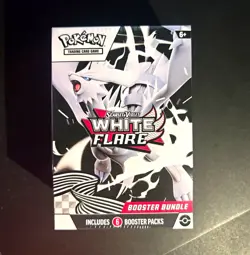Pokemon TCG Scarlet & Violet—White Flare Booster Bundle Box 6 Packs - Image 1