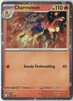 Charmeleon (Cosmos Holo) 079 Promo ME: Mega Evolution Promo Pokemon Near Mint - Image 1