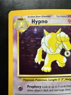 Pokemon Hypno Fossil 8/62 Holo Unlimited Holo Rare (NM) - Image 2