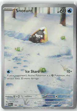 Snorunt 188/182 Illustration Rare Paradox Rift Pokemon Holo Lightly Played - Image 1