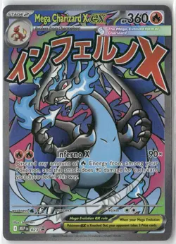 Mega Charizard X ex 023 Holo Promo ME: Mega Evolution Promo Pokemon Near Mint - Image 1