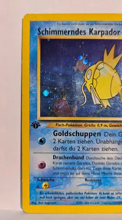 GERMAN Shining Magikarp Neo Revelation 1st Edition 66/64 Holo Pokemon - Image 3