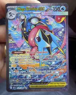 Mega Greninja EX 116/086 BREAKpoint Full Art Holo Rare Eng 350HP - Image 1