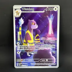 Pokemon Watchog 097/086 NM Illustration Rare Chaos Rising - Image 1