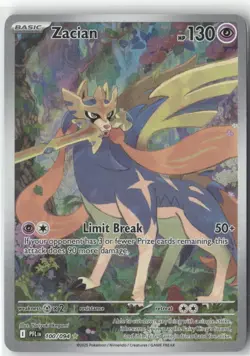 Zacian 100/094 Illustration Rare Phantasmal Flames Pokemon Holo Near Mint - Image 1