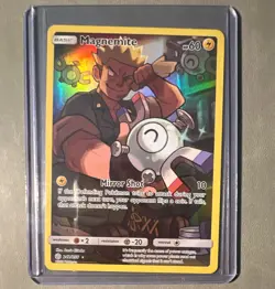 Pokemon TCG Magnemite 242/236 SM Cosmic Eclipse Secret Rare Full Art Holo ENG - Image 1