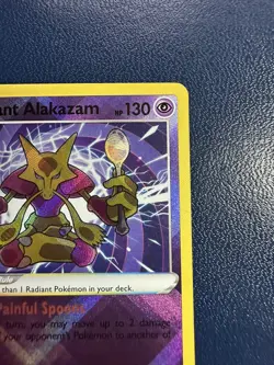Radiant Alakazam 059/195 Holo - Pokemon Silver Tempest NM - Image 3
