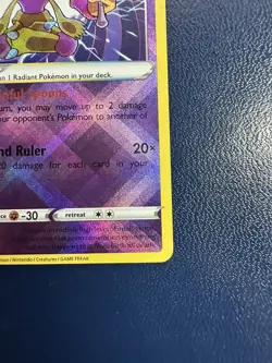Radiant Alakazam 059/195 Holo - Pokemon Silver Tempest NM - Image 4