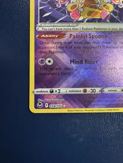 Radiant Alakazam 059/195 Holo - Pokemon Silver Tempest NM - Image 5