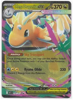 Mega Dragonite ex 152/217 Double Rare Ascended Heroes Pokemon Holo Near Mint - Image 1