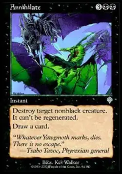 Annihilate -Foil Medium Play MTG Invasion - Image 1