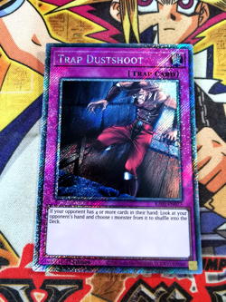 Trap Dustshoot ra05-en077 (NEW) Platinum-Secret Rare Yu-Gi-Oh! - Image 1