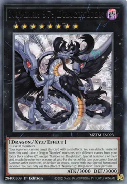 Yugioh MZTM-EN093 - Number 97: Draglubion - Rare - Image 1