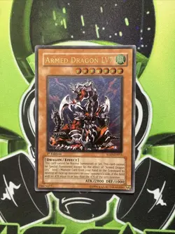 Yugioh Armed Dragon LV7 SOD-EN015 Ultimate Rare 1st Edition HP Damaged - Image 1