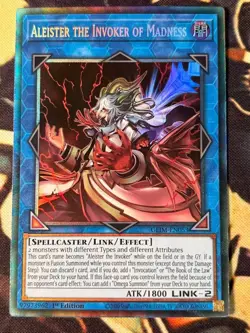 Yugioh: Aleister The Invoker Of Madness GEIM-EN053 Collector Rare 1st Edition NM - Image 1
