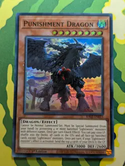 Punishment Dragon RA03-EN015 Super Rare 1st Edition YuGiOh TCG Card - LP - Image 1
