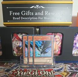 Playset 3x RA02-EN002 D.D. CROW Yugioh Ultra Rare - Image 1