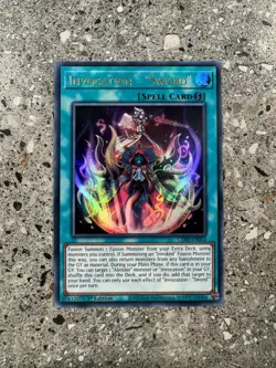 Yugioh TCG Invocation - "Sword" CORI-EN053 Ultra Rare 1st Edition EU NM-M - Image 1