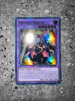 Yugioh TCG Invoked Sorath CORI-EN030 Super Rare 1st Edition EU NM-M - Image 3