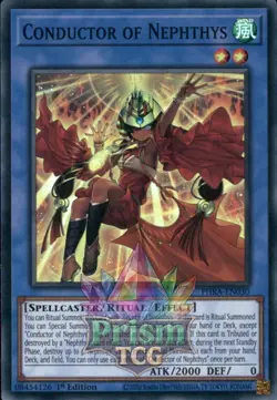 1st ed Conductor of Nephthys super rare PHRA-EN030 Yugioh - Image 1