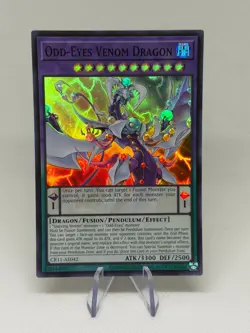 Odd-Eyes Venom Dragon CR11-AE042 Super Rare AE NM YuGiOh - Image 1